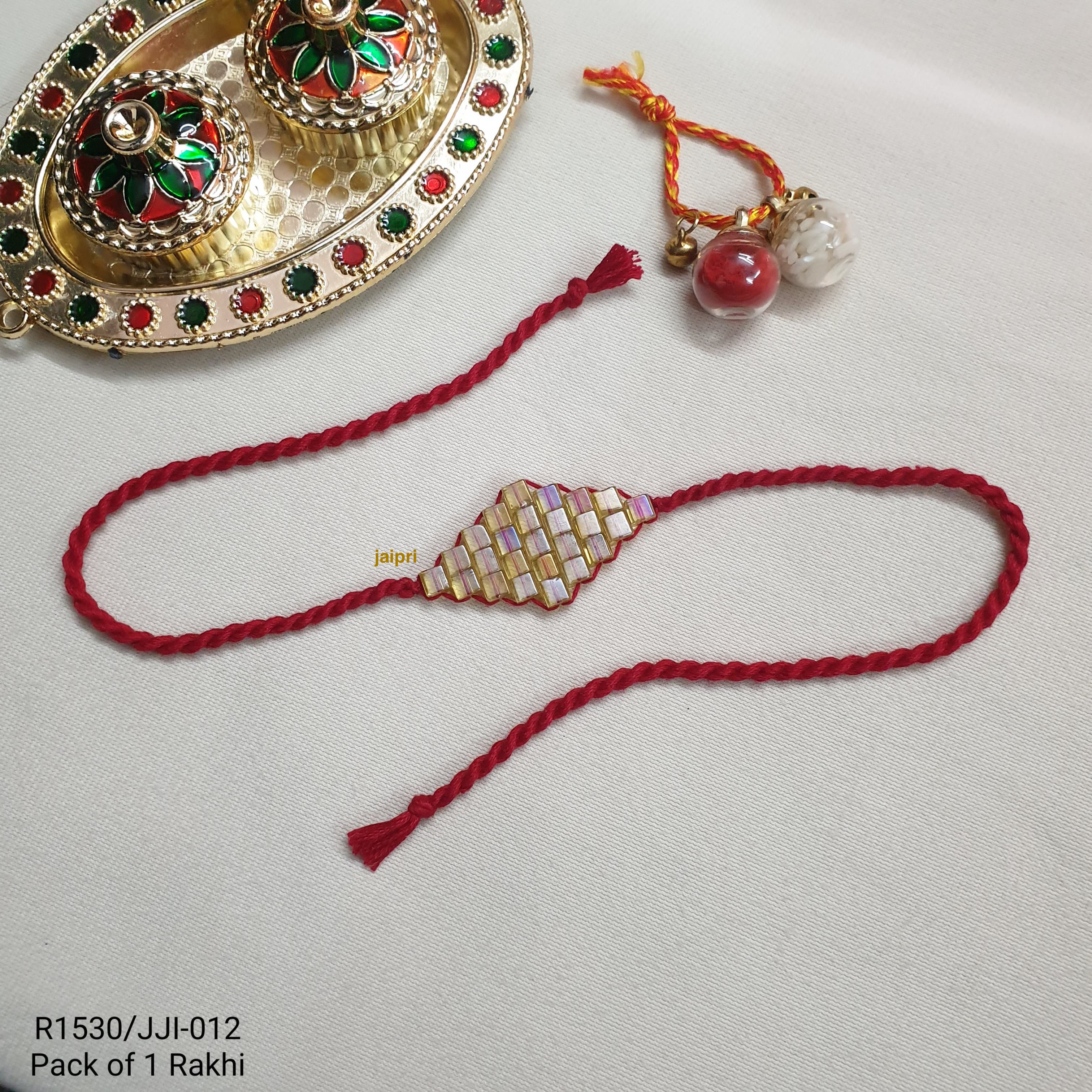 Multi Beaded Rakhi (Pack of One)
