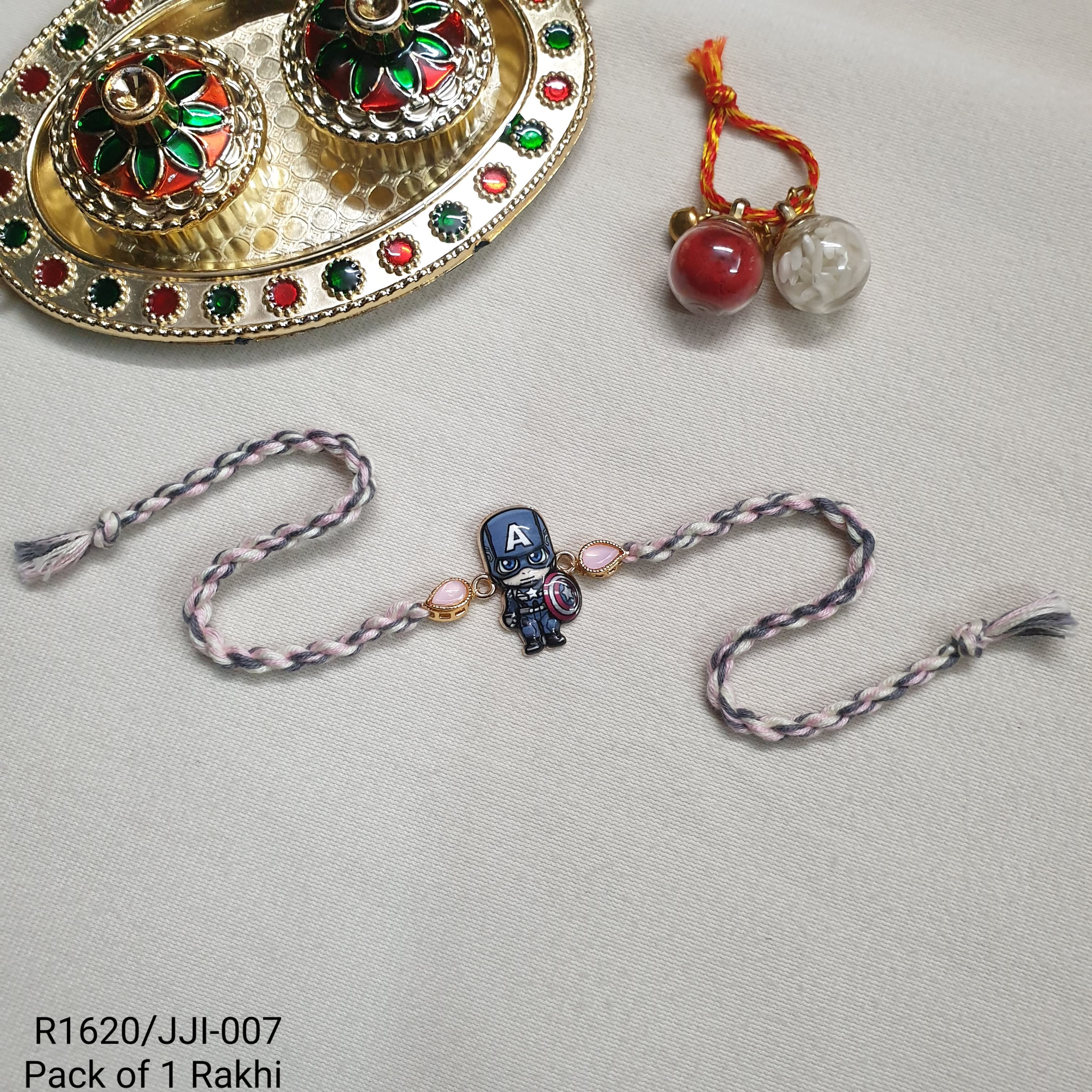 Captain America Rakhi For Kids