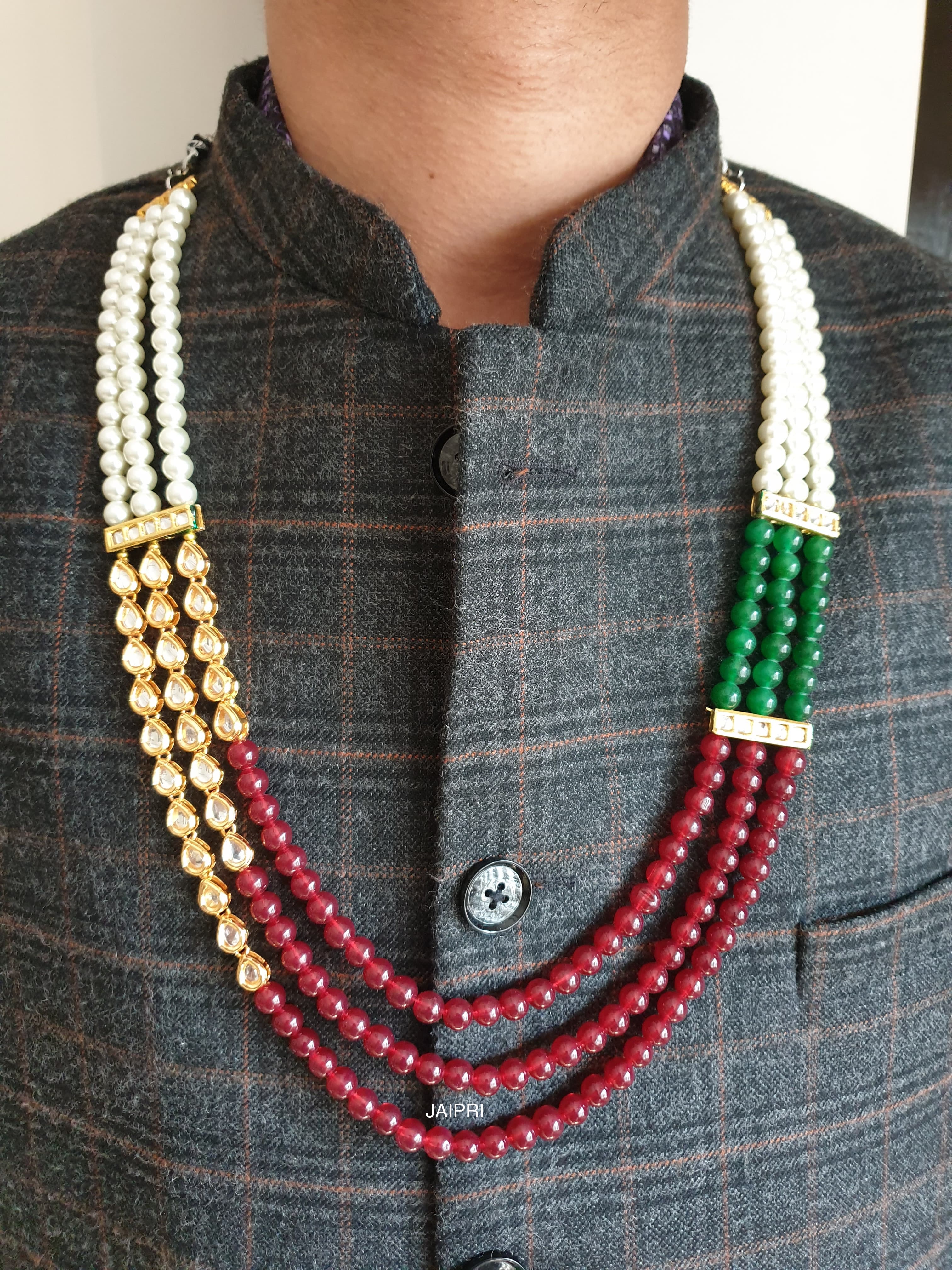 Indian Kundan Groom Jewellery Set