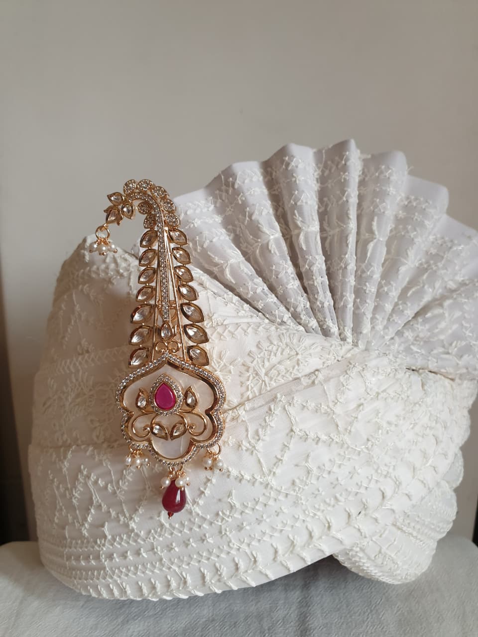 Mother of Pearl Kundan Polki Premium Kilangi For Wedding