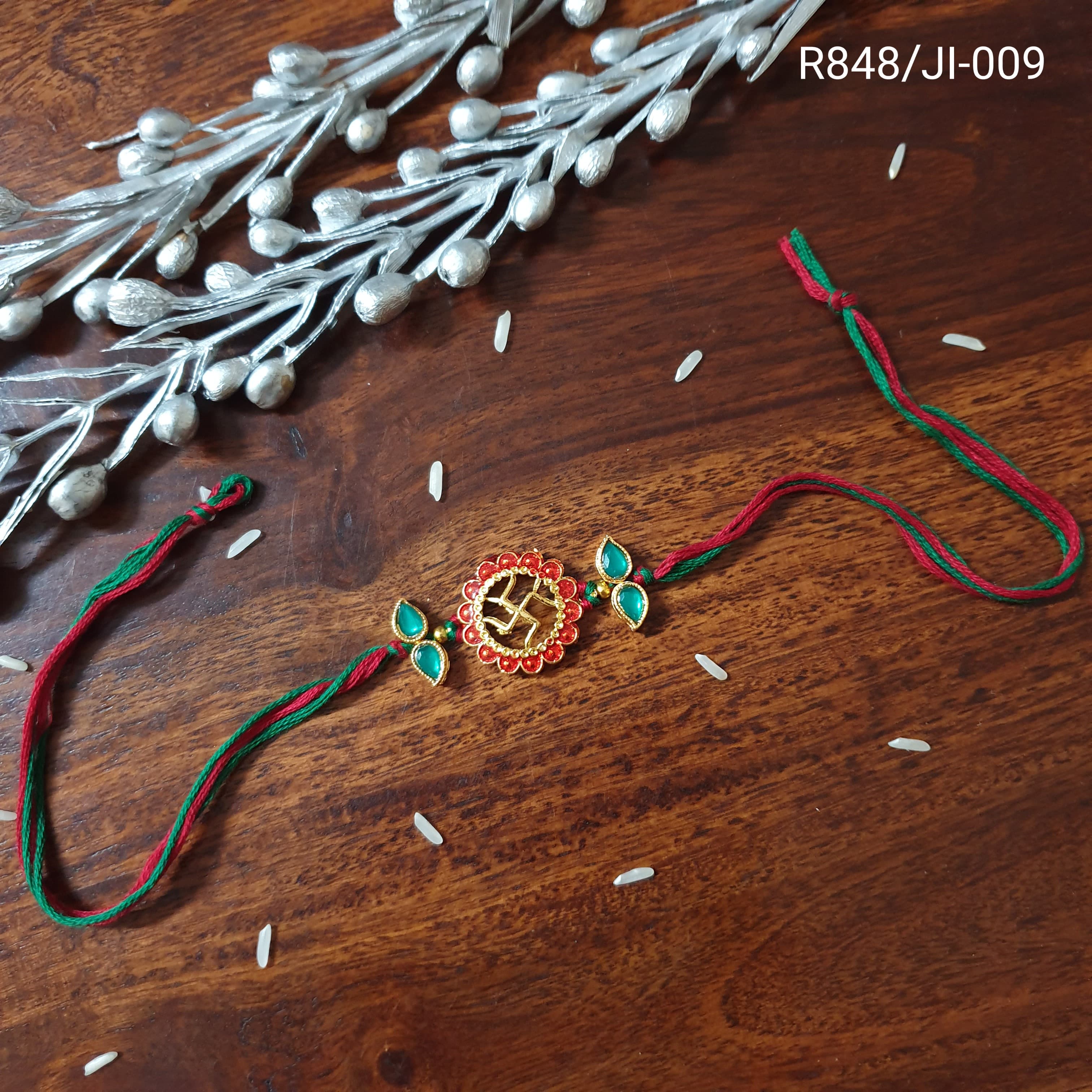 Red Swastik Rakhi