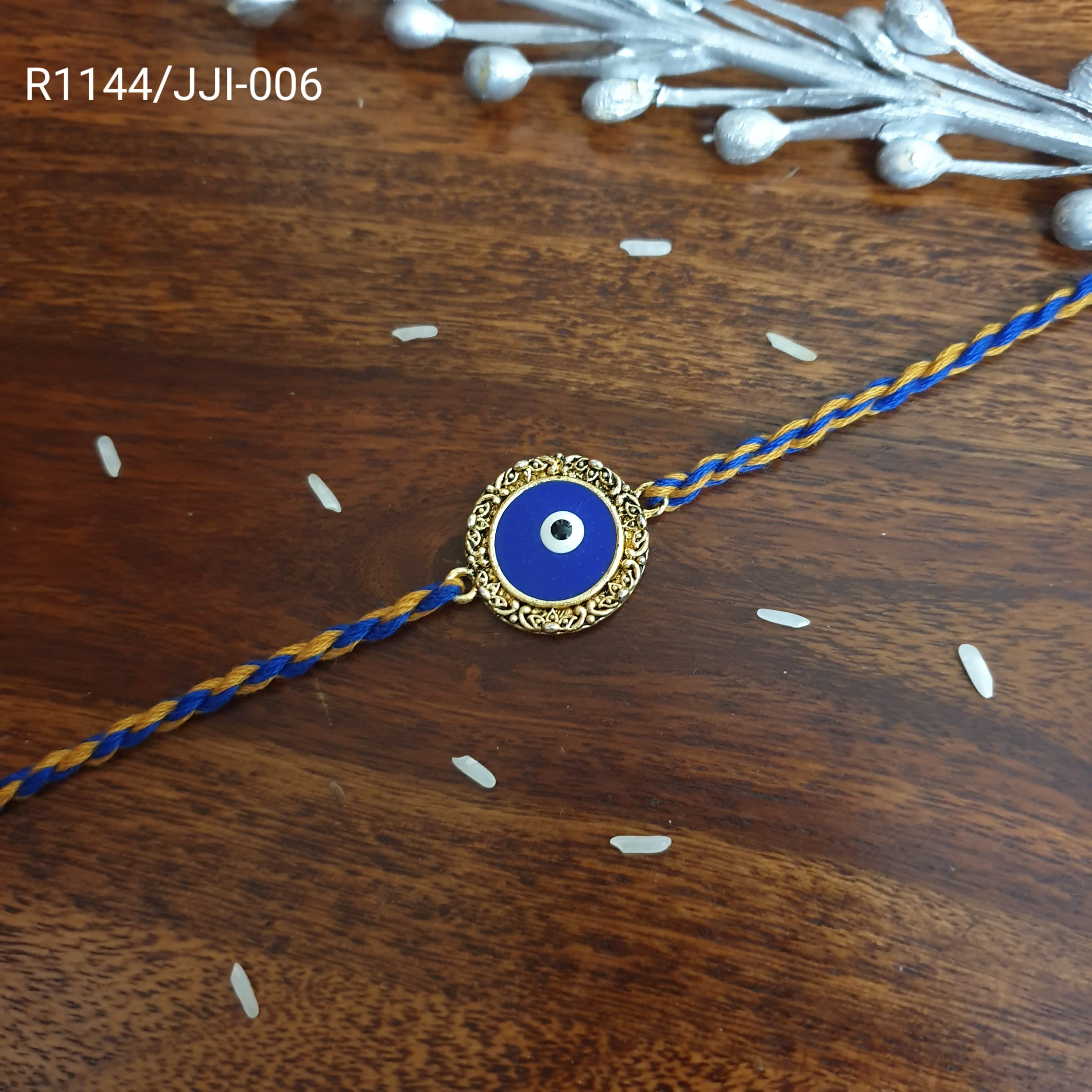 Round Evil Eye Rakhi For Rakshabandhan