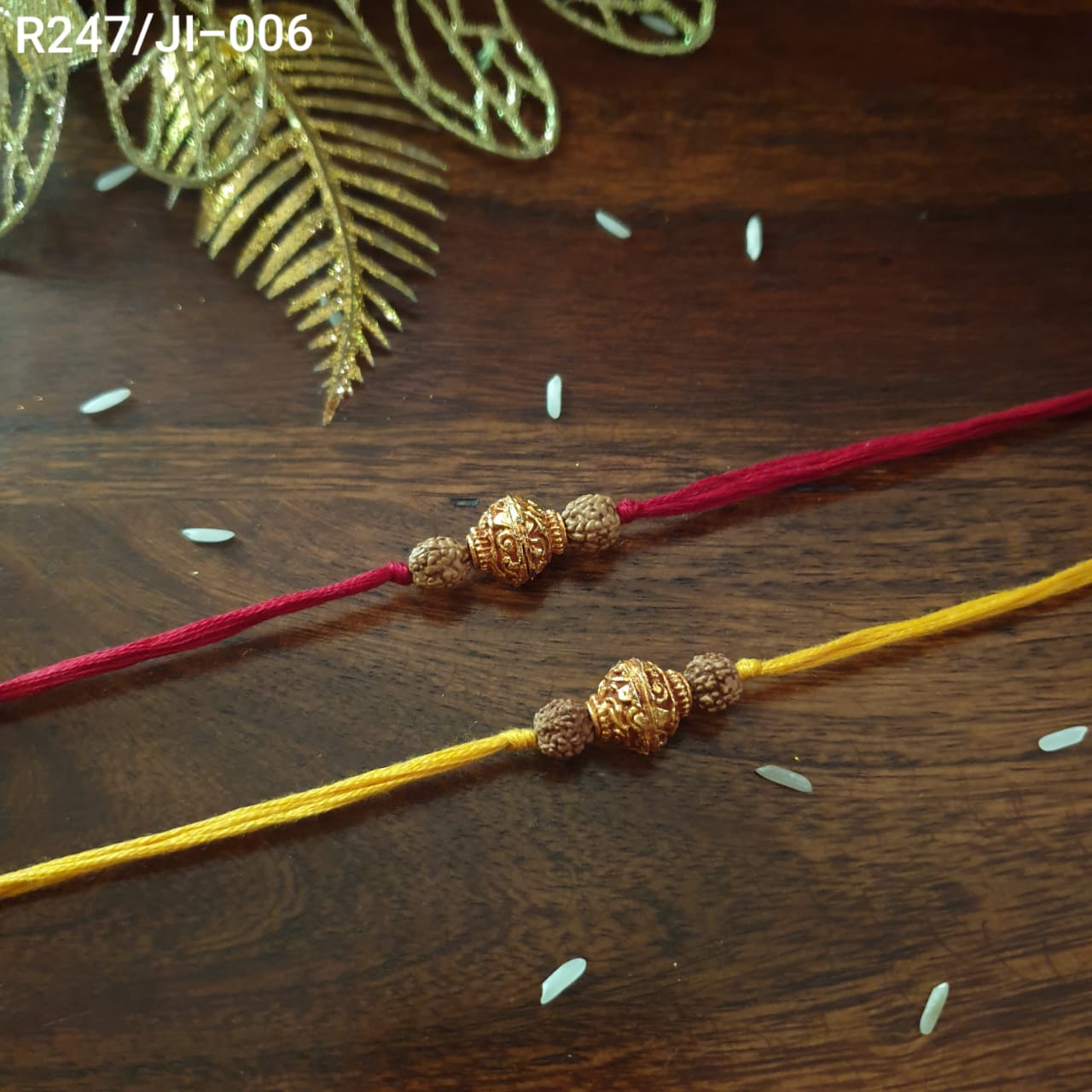 Rudraksha Rakhi For Brother Sister (Pack Of Two)