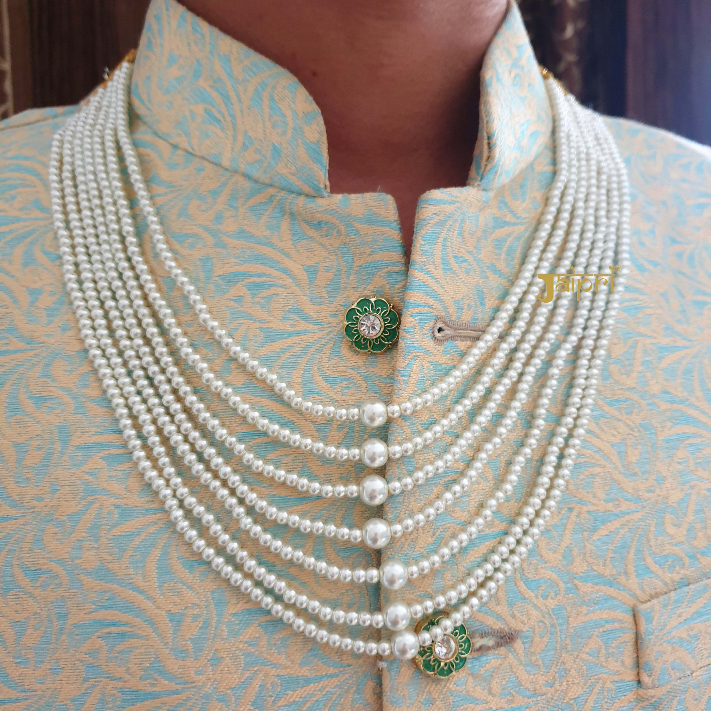 Pearl Indian Groom Jewellery For Wedding