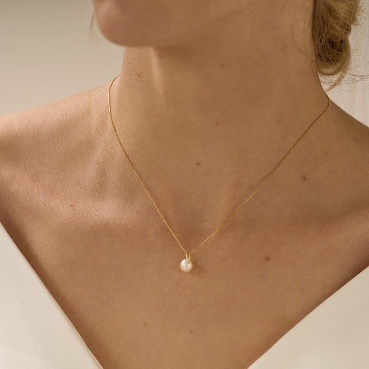925 Sterling Silver Freshwater Pearl Necklace