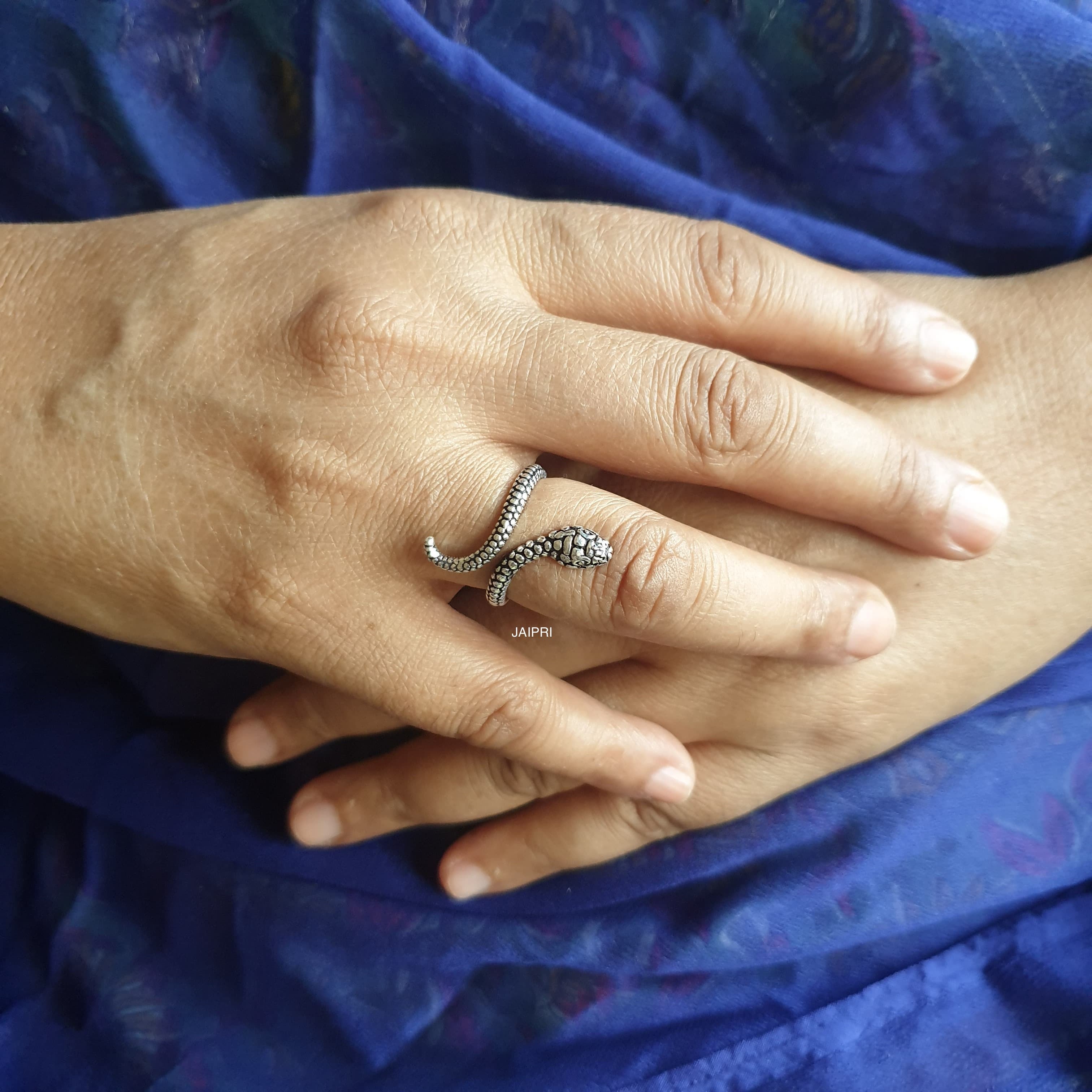 Delicate Snake Adjustable Ring