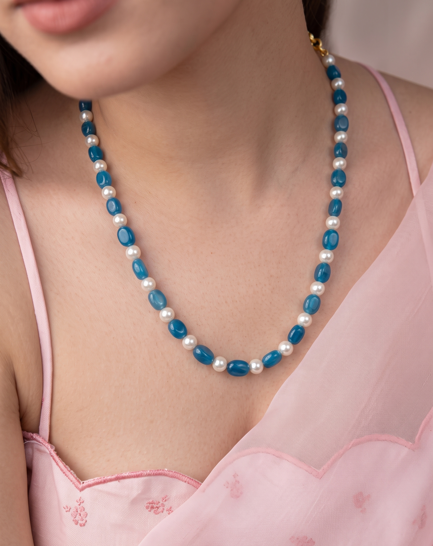 Jenny Blue Stone Necklace