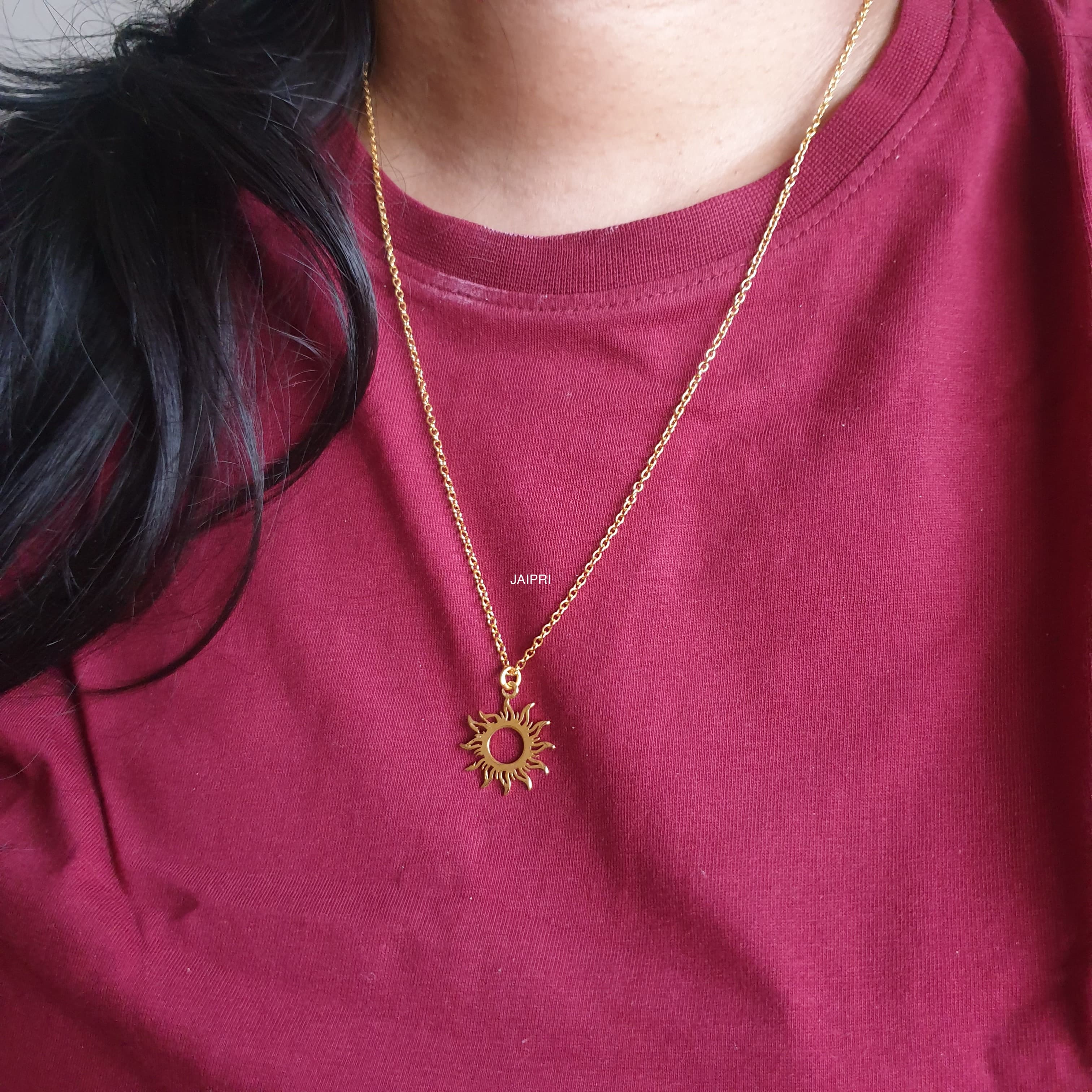 Sun Gold Minimal Necklace