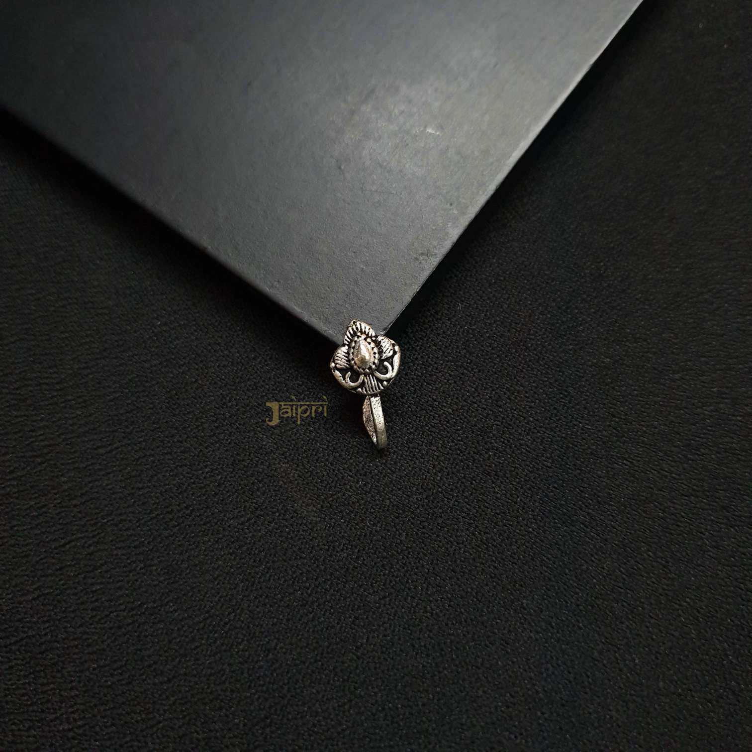 Designer Tear-Drop Clip On Nose Pin