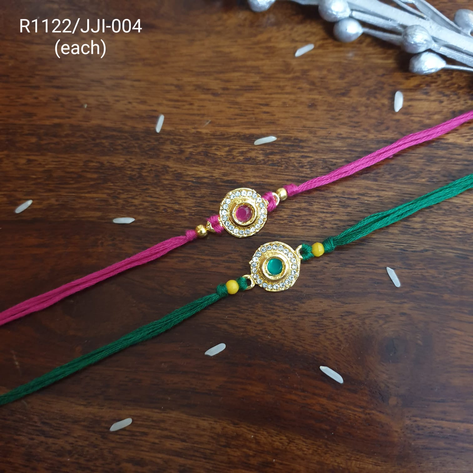Premium Stone Rakhi For Rakshabandhan (Pack Of Two)