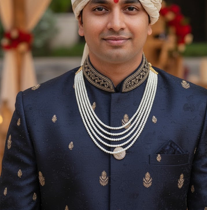 Pearl Groom Jewellery Set