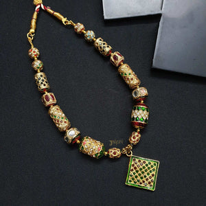 Designer Meenakari Gold Necklace