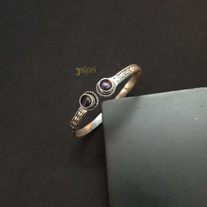 Blue Stone Cuff Bangle