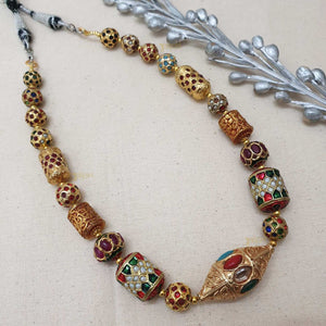 Adorable Unique Multicolor Stone Necklace