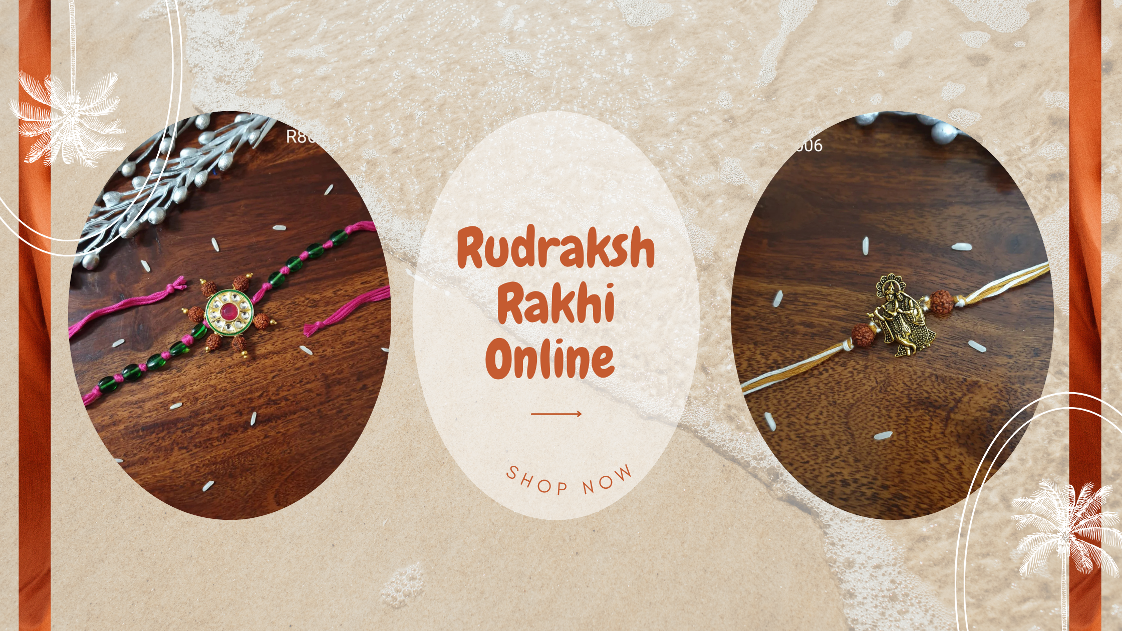Rudraksh Rakhi Online – Sacred Rakhi for Brother | Shop Now