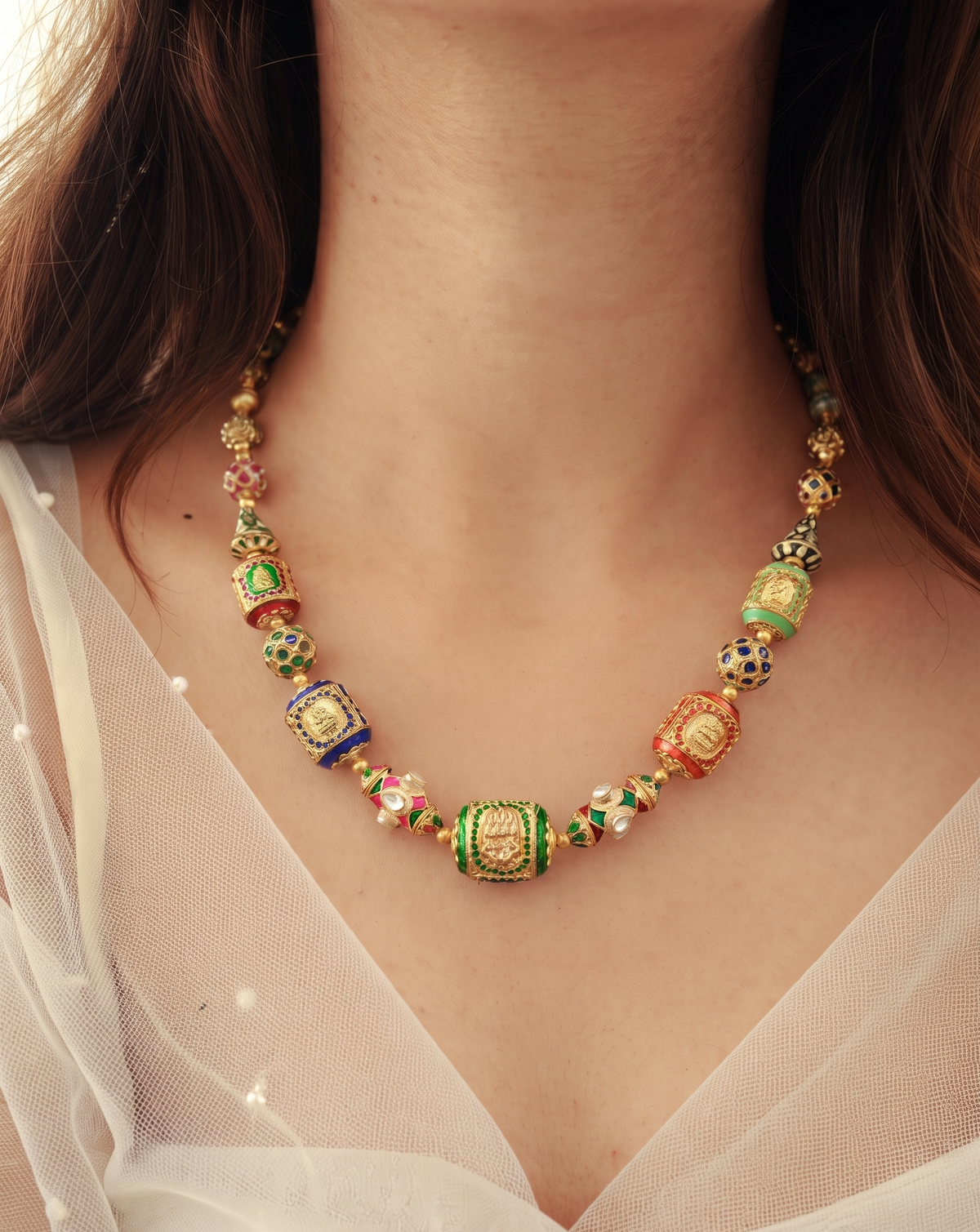 Srivalli Multi Beaded Necklace
