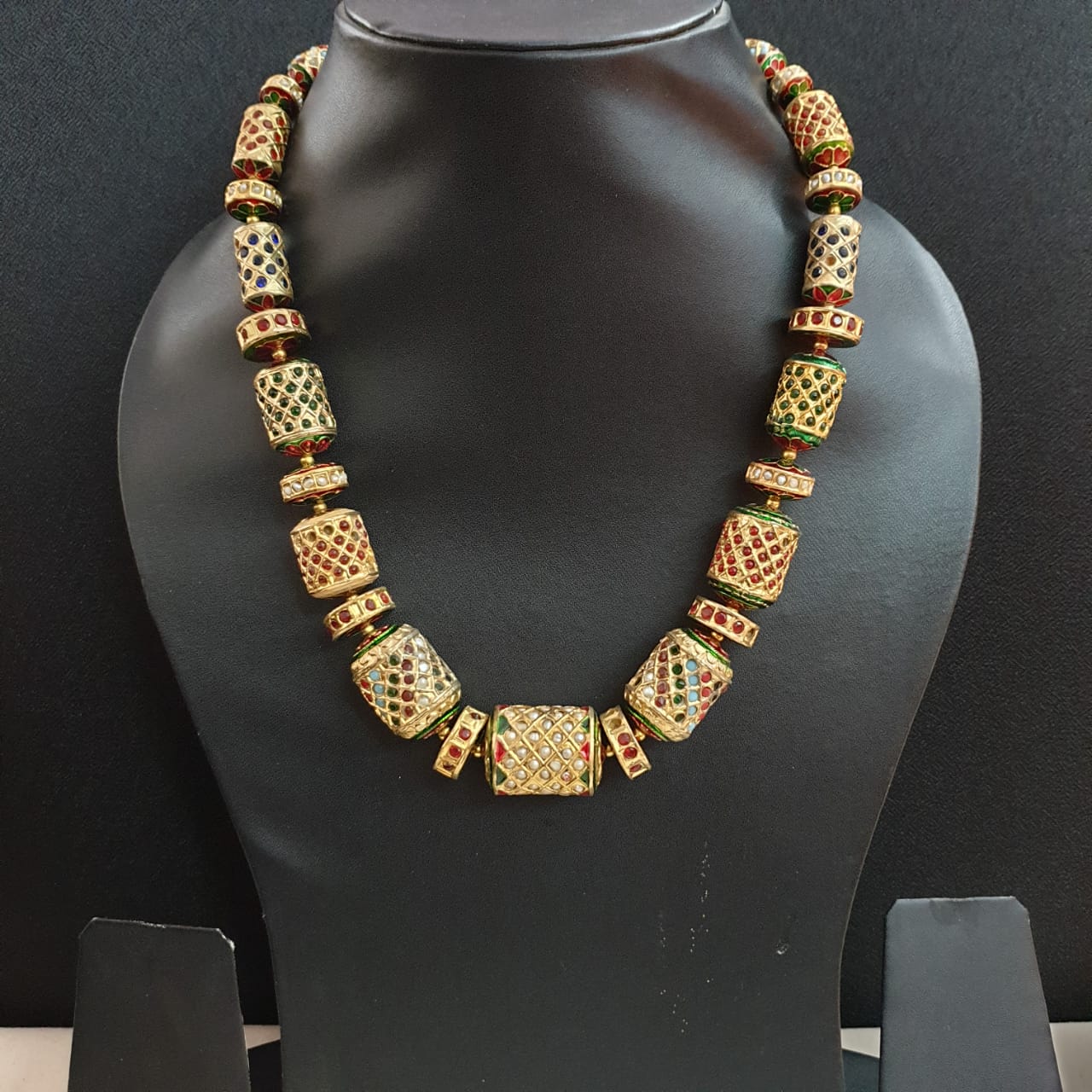 Navratana Jadau Beads Necklace