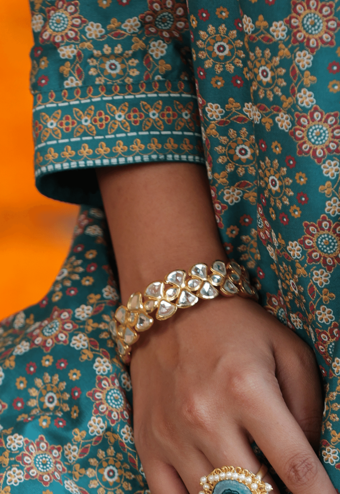 22k gold plated bangle