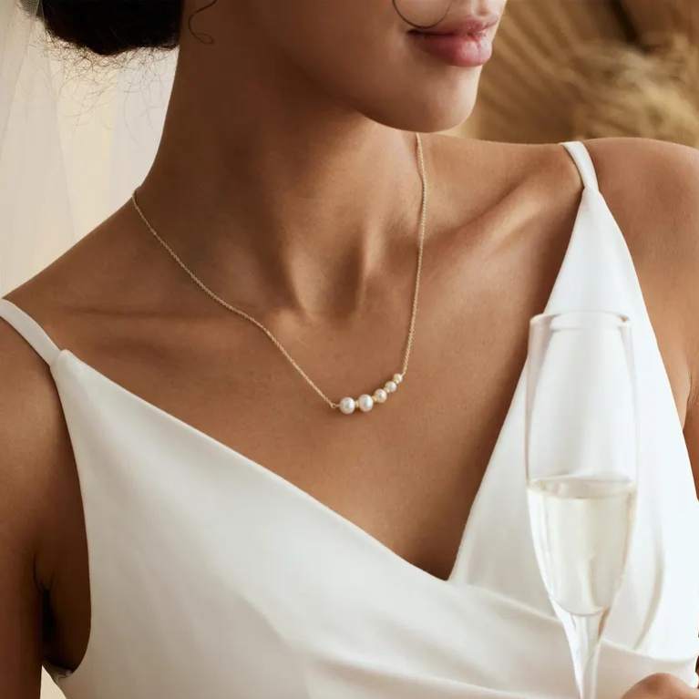 Handmade Multiple Freshwater Pearl 925 Silver Necklace