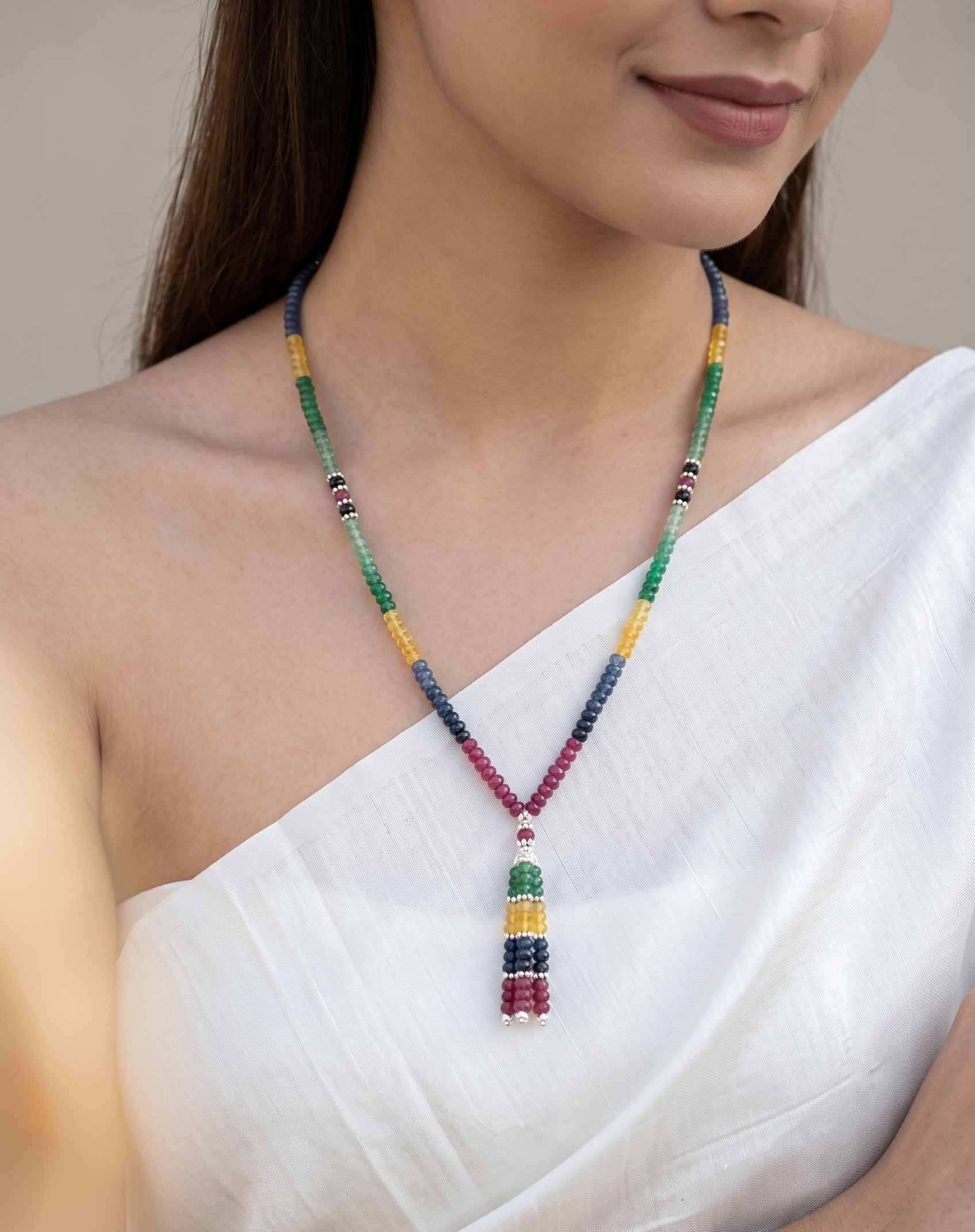 Jahanvi Multi Necklace Mala