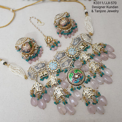 Kundan Tanjore Bridal Necklace Set