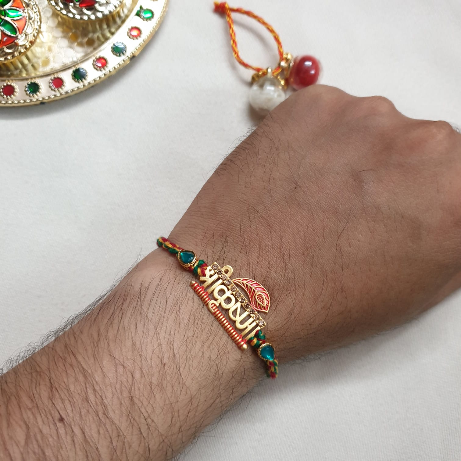 Shree Krishna Rakhi For Brother (Pack Of One)