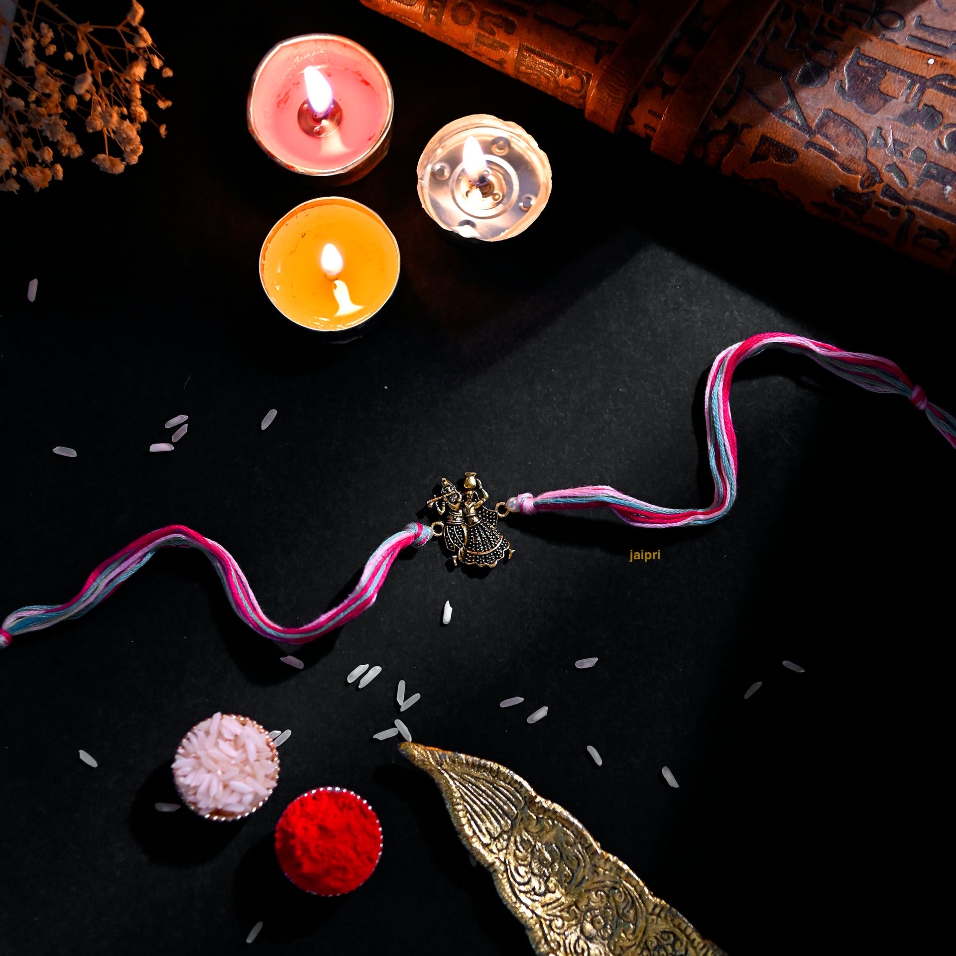 Radha Krishna Rakhi For Rakshabandhan (Pack of One)