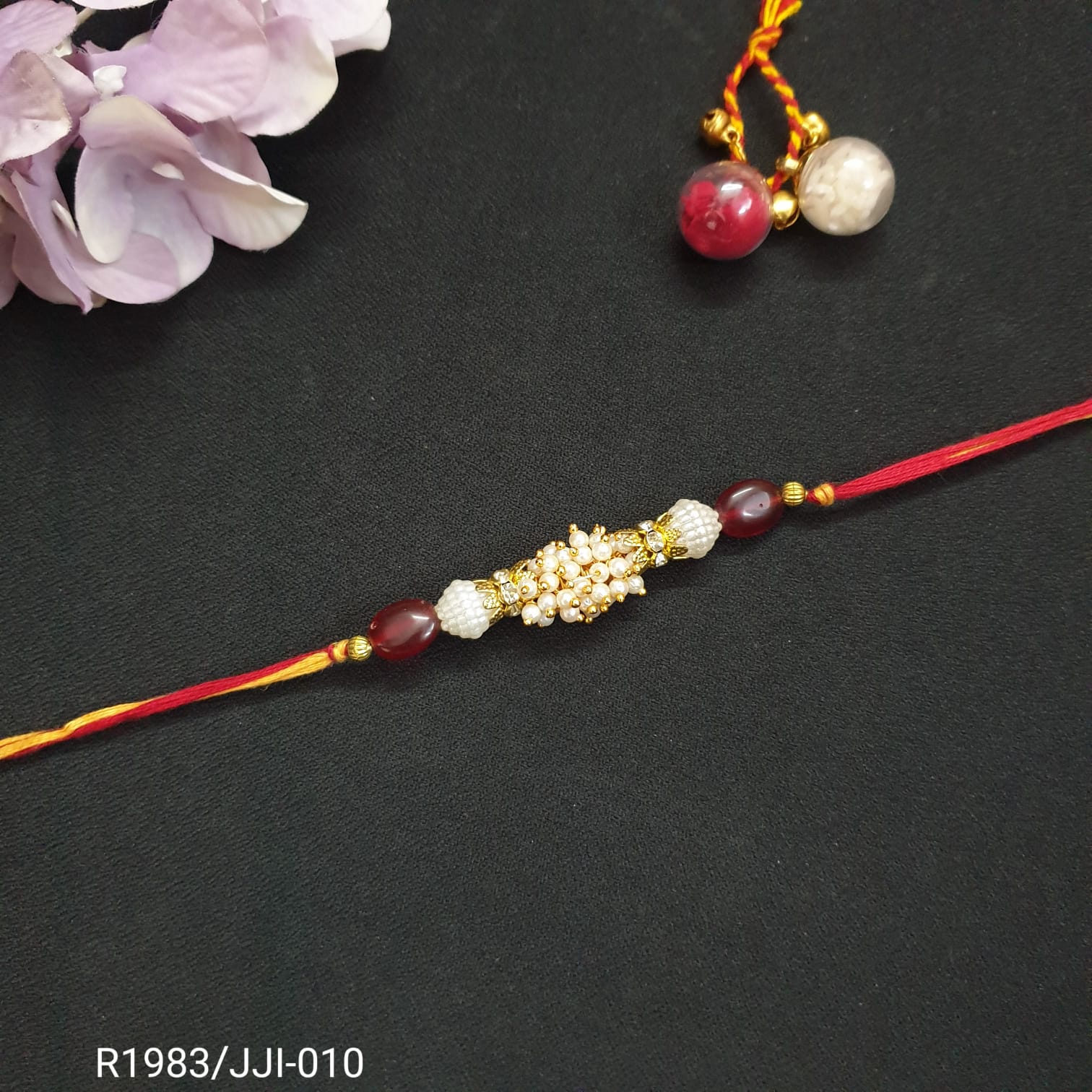 Pearl Stone Rakhi (Pack of One)