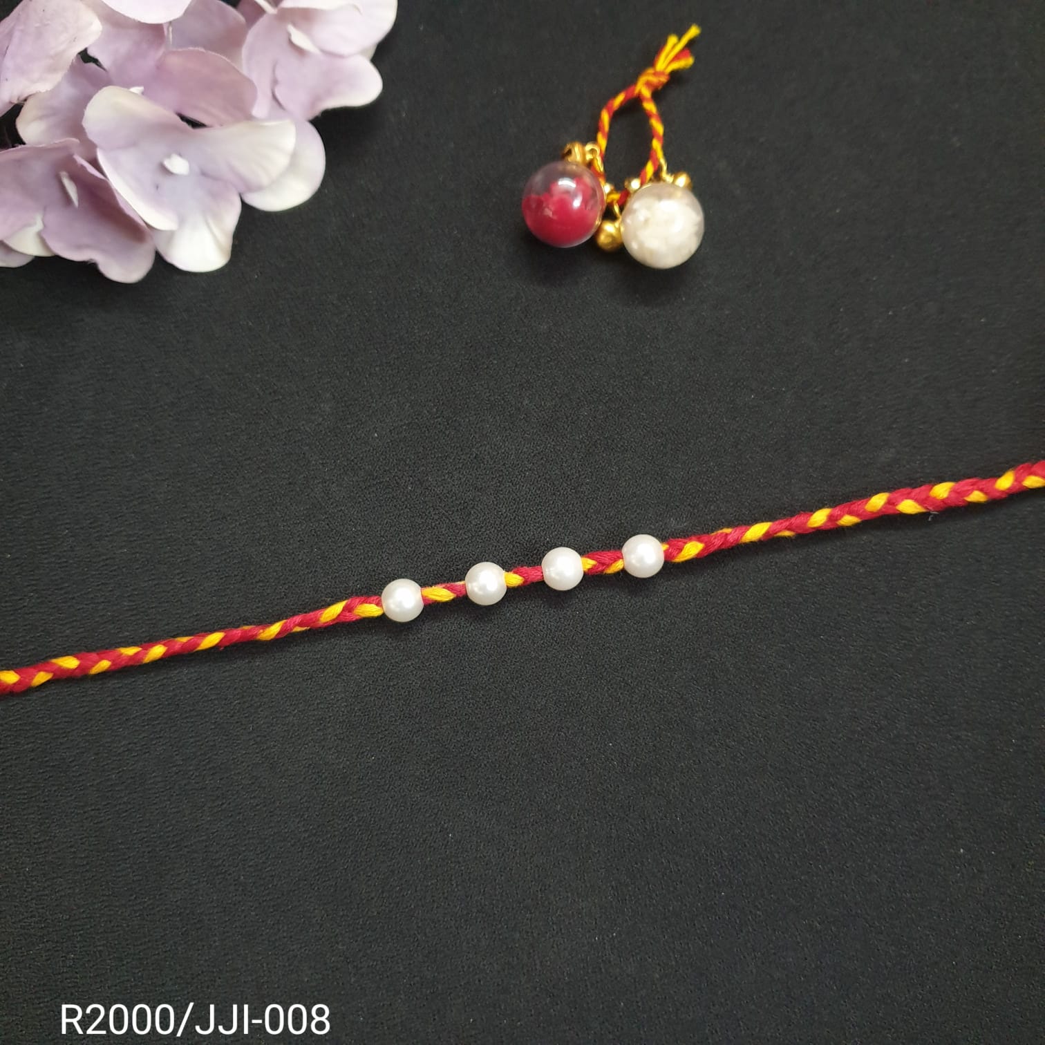 Pearl Beaded Rakhi (Pack of One)
