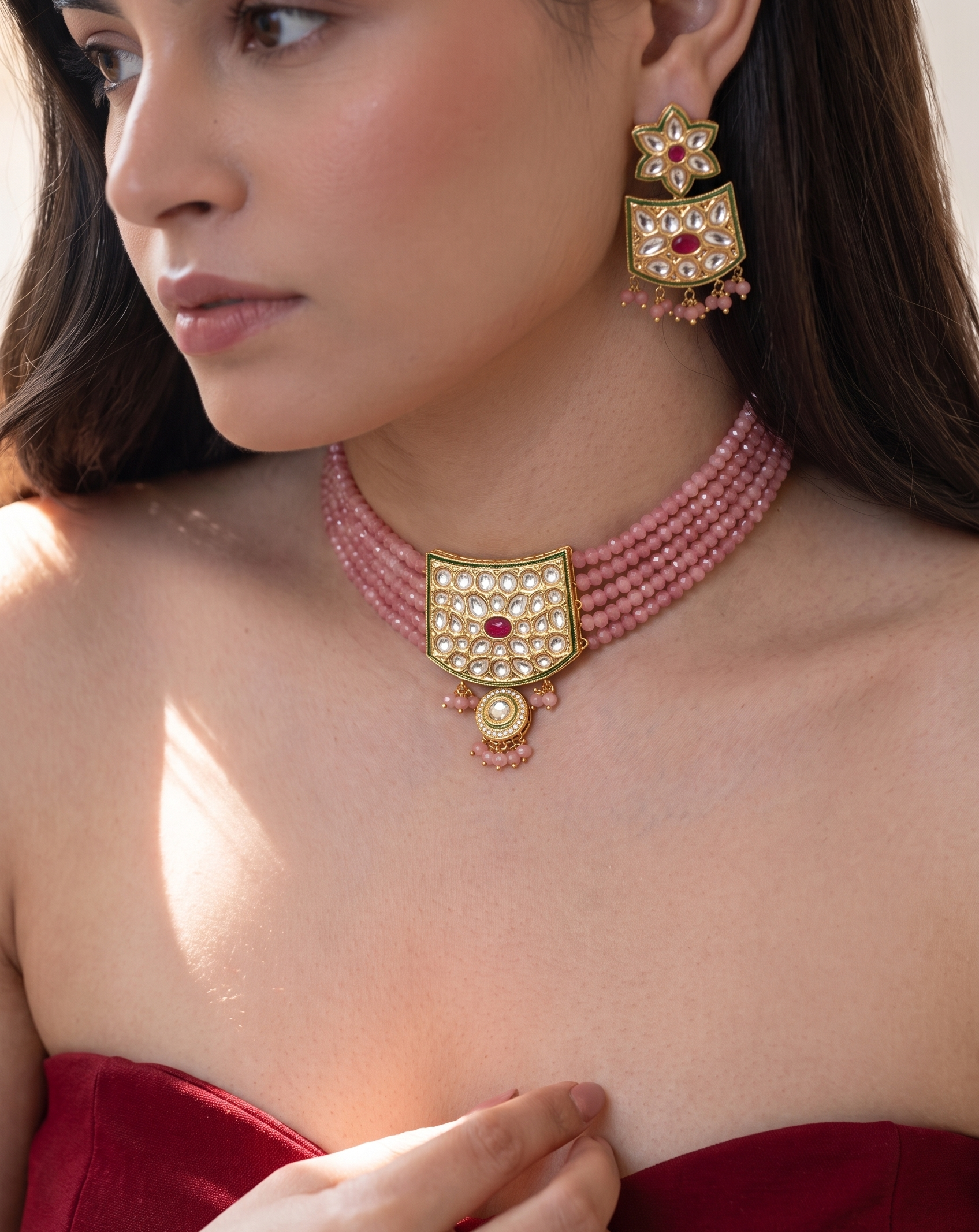 Arzoo Kundan Choker Necklace