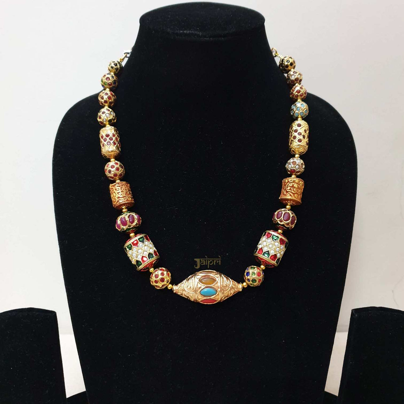 Adorable Unique Multicolor Stone Necklace