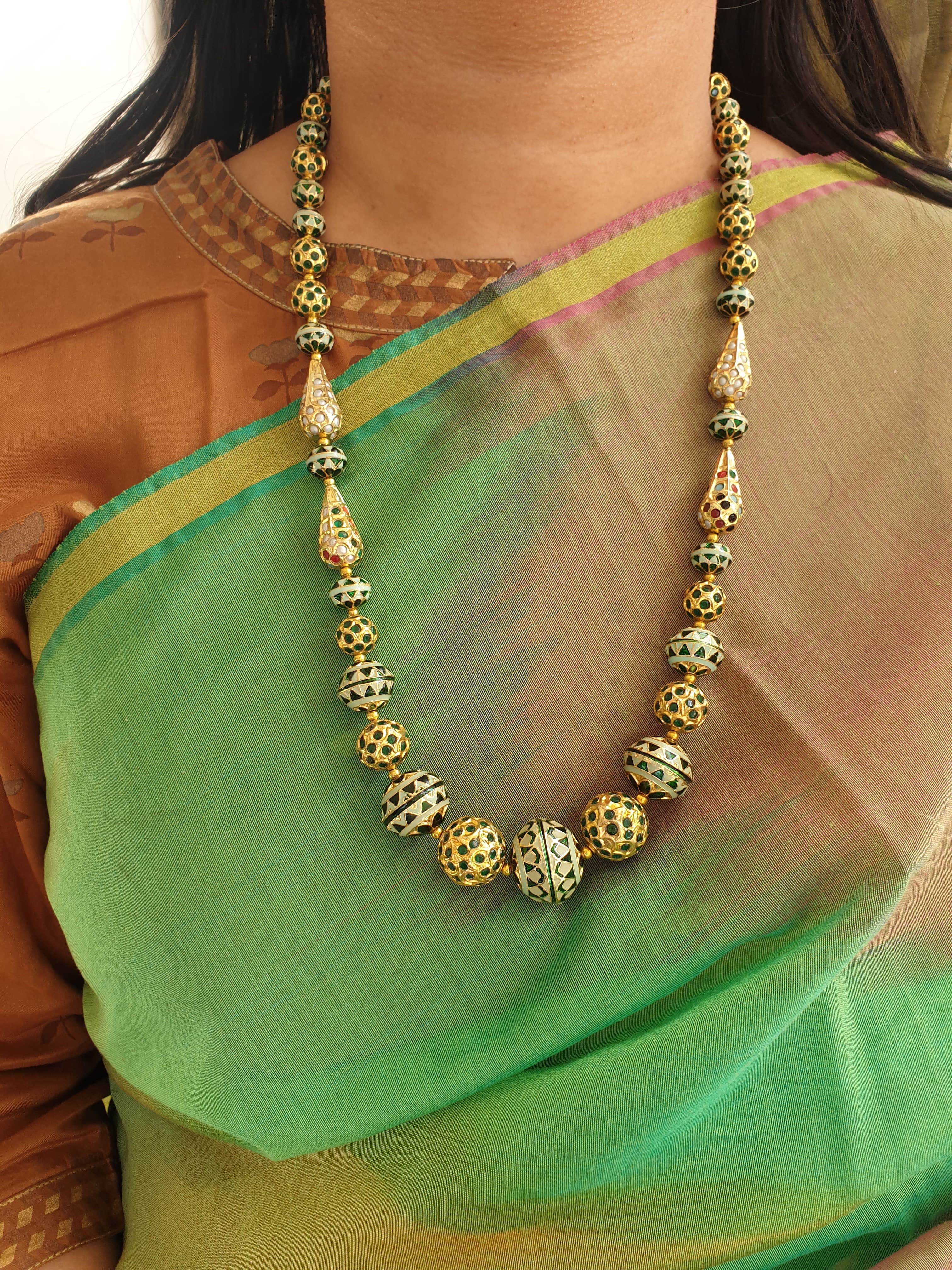 Multicolor Jadau Meenakari Necklace