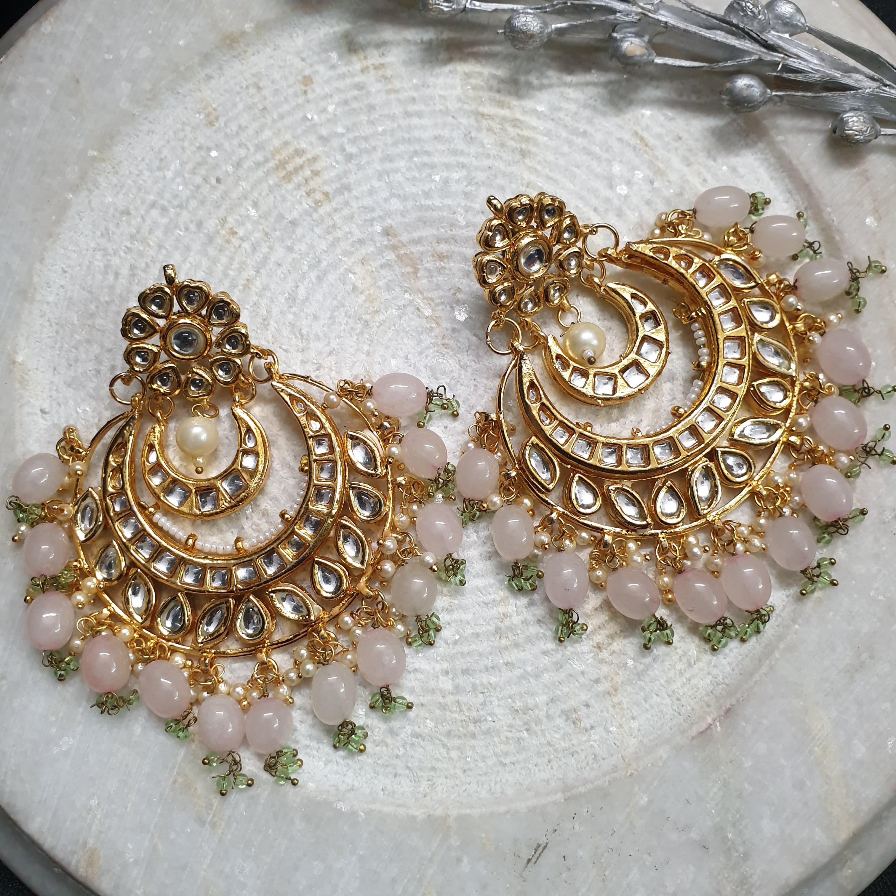 Jaipri | Indian Kundan Earrings