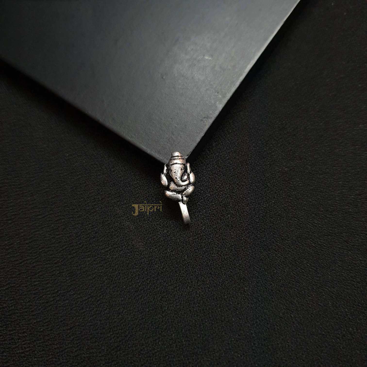 Lord Ganesha Design Nose Pin