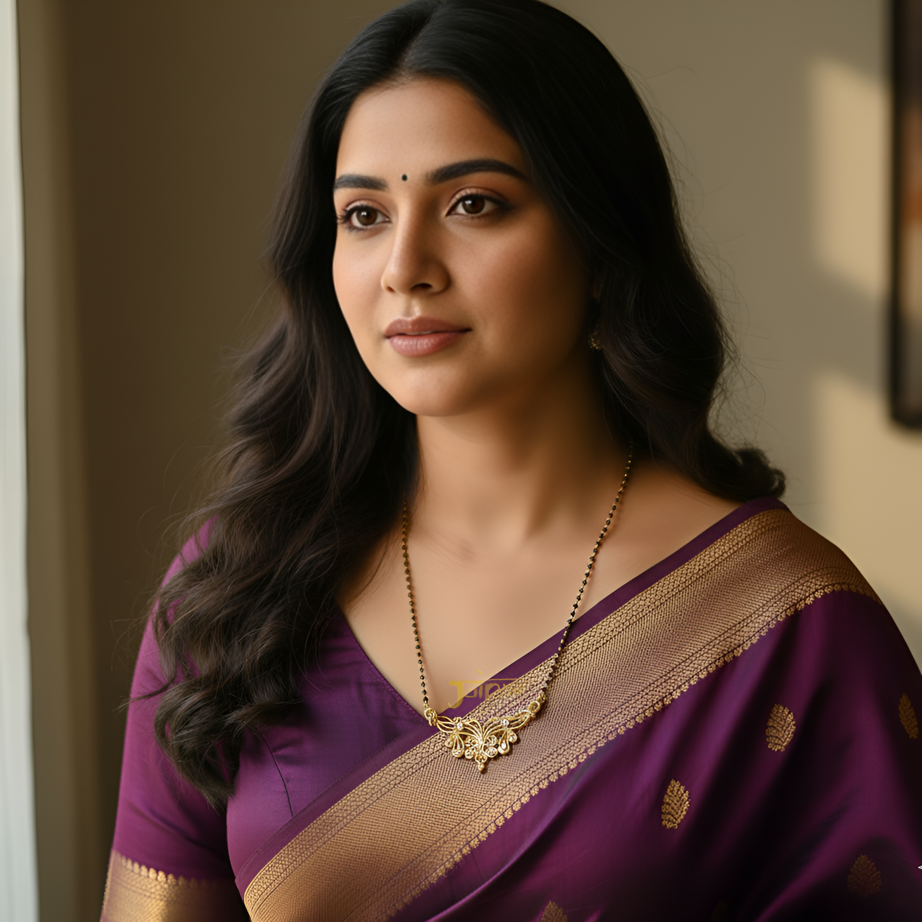 AD Stone Gold Plated Adorable Mangalsutra