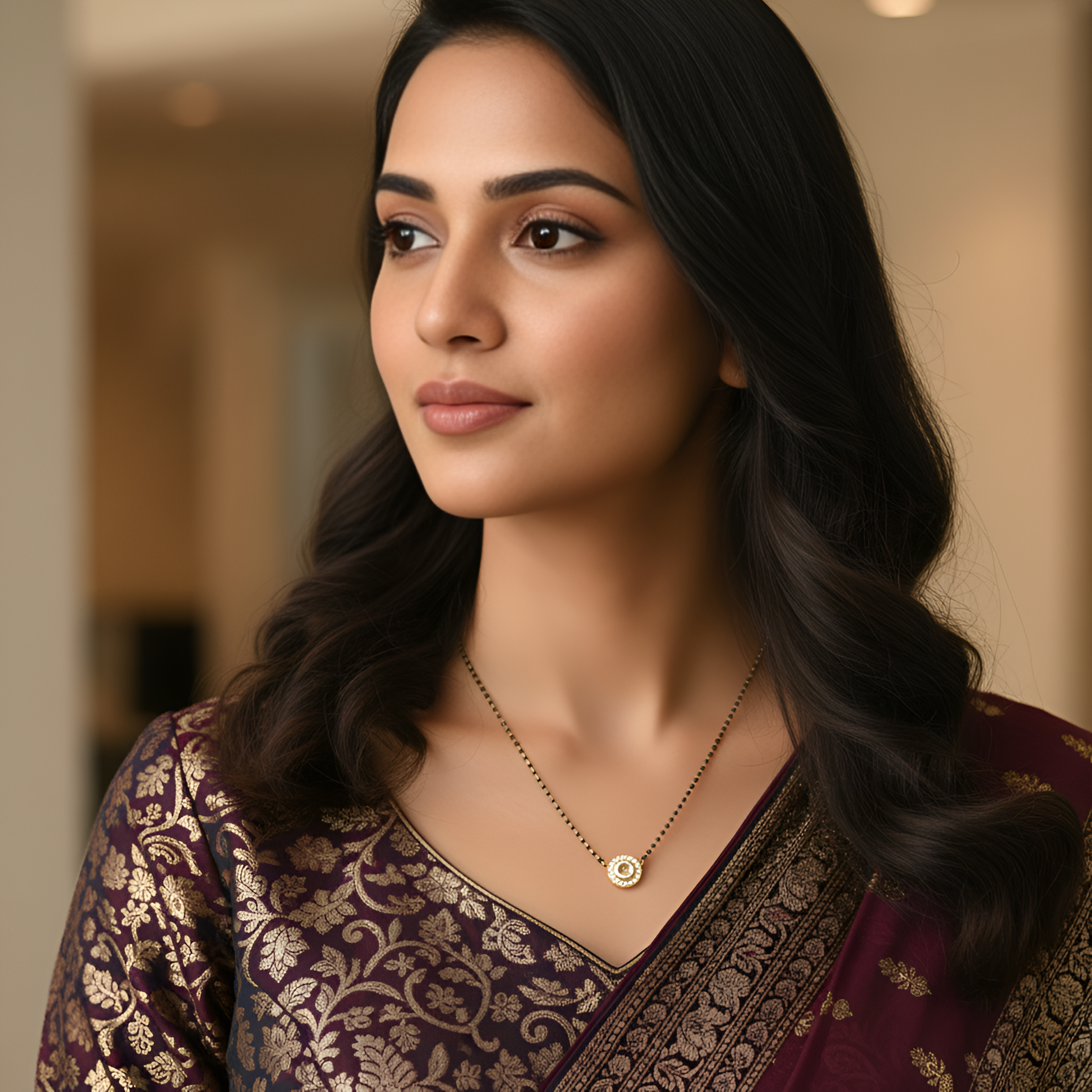 Adorable AD Stone Mangalsutra