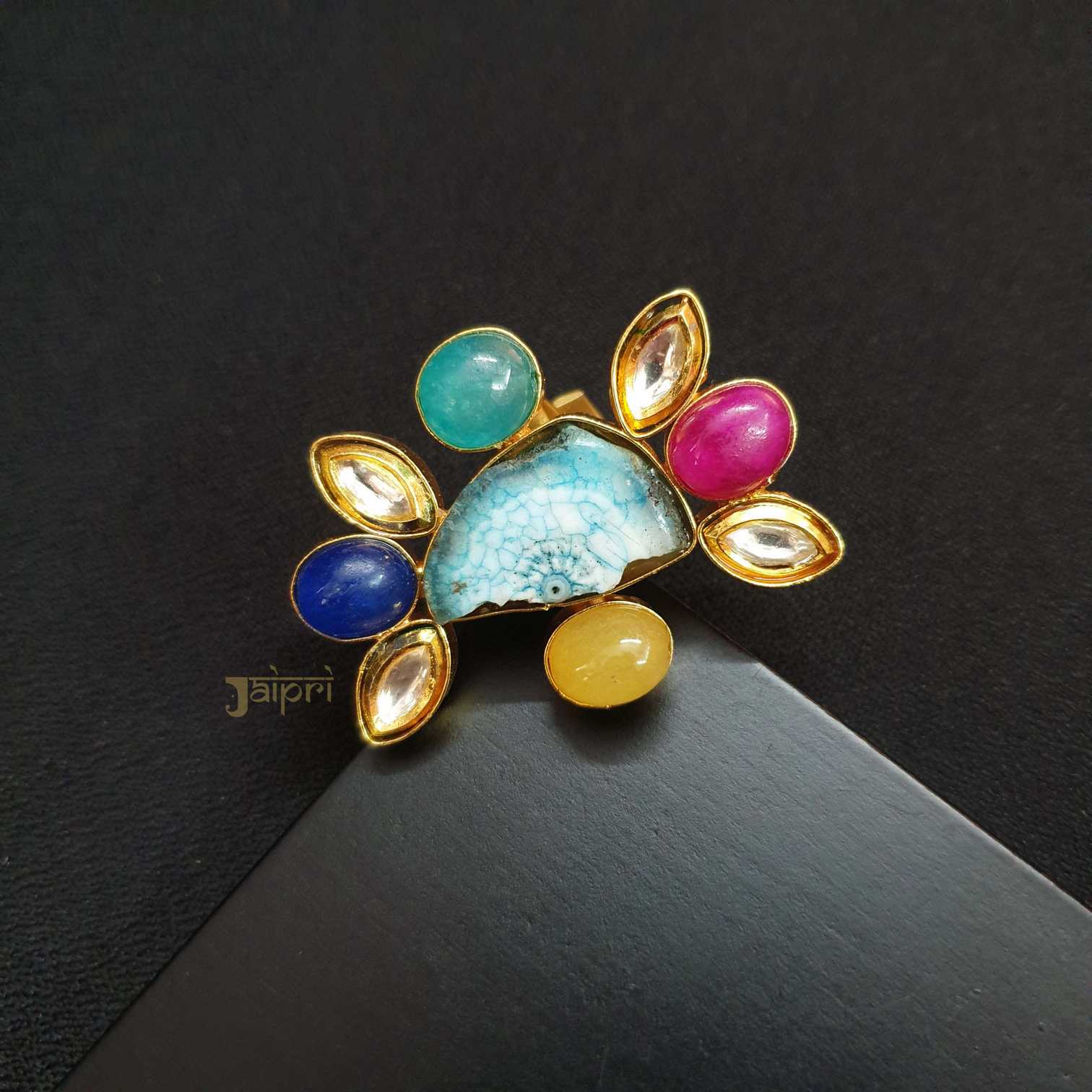 Multicolor Stone Adorable Ring