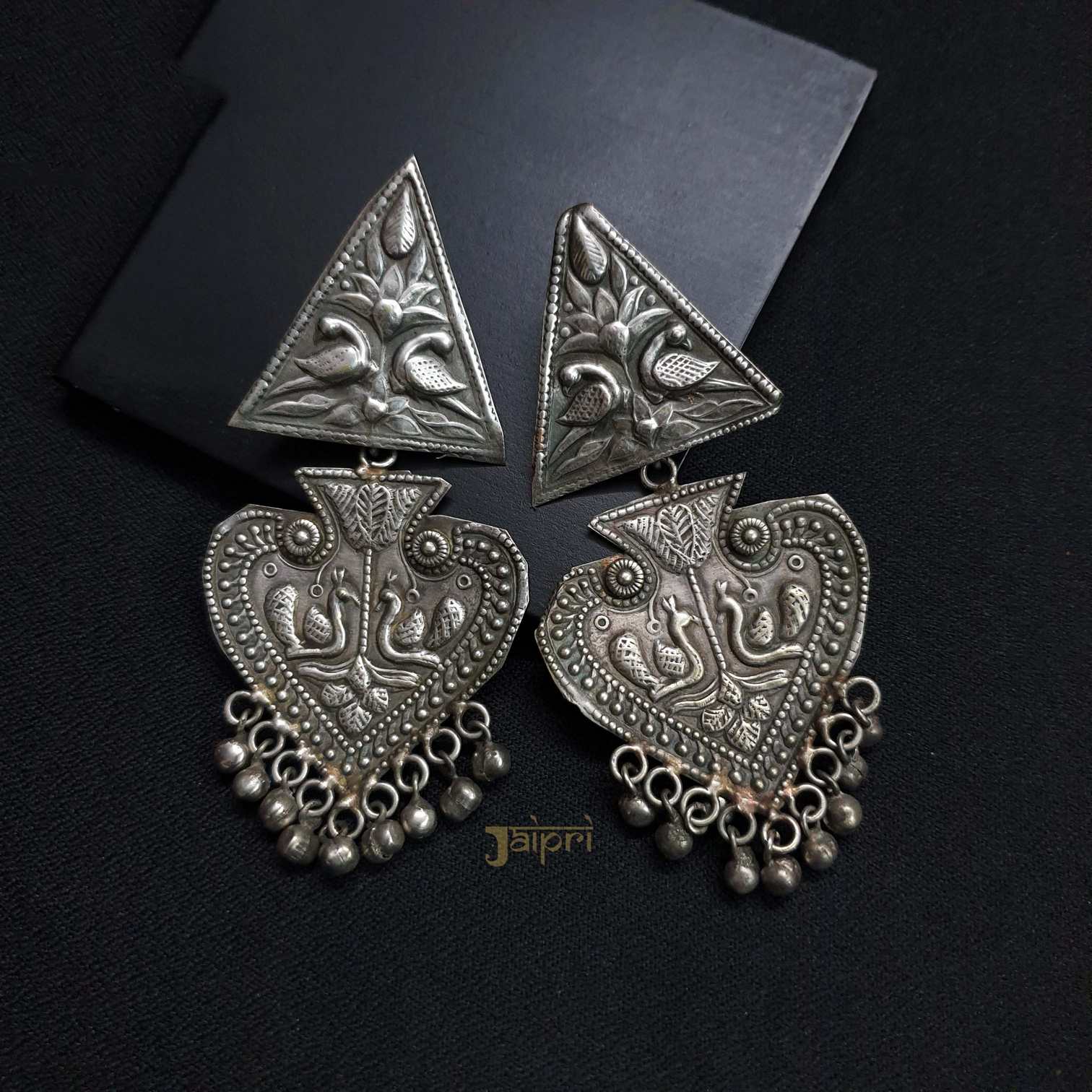 Unique Design Studs Oxidized Earrings