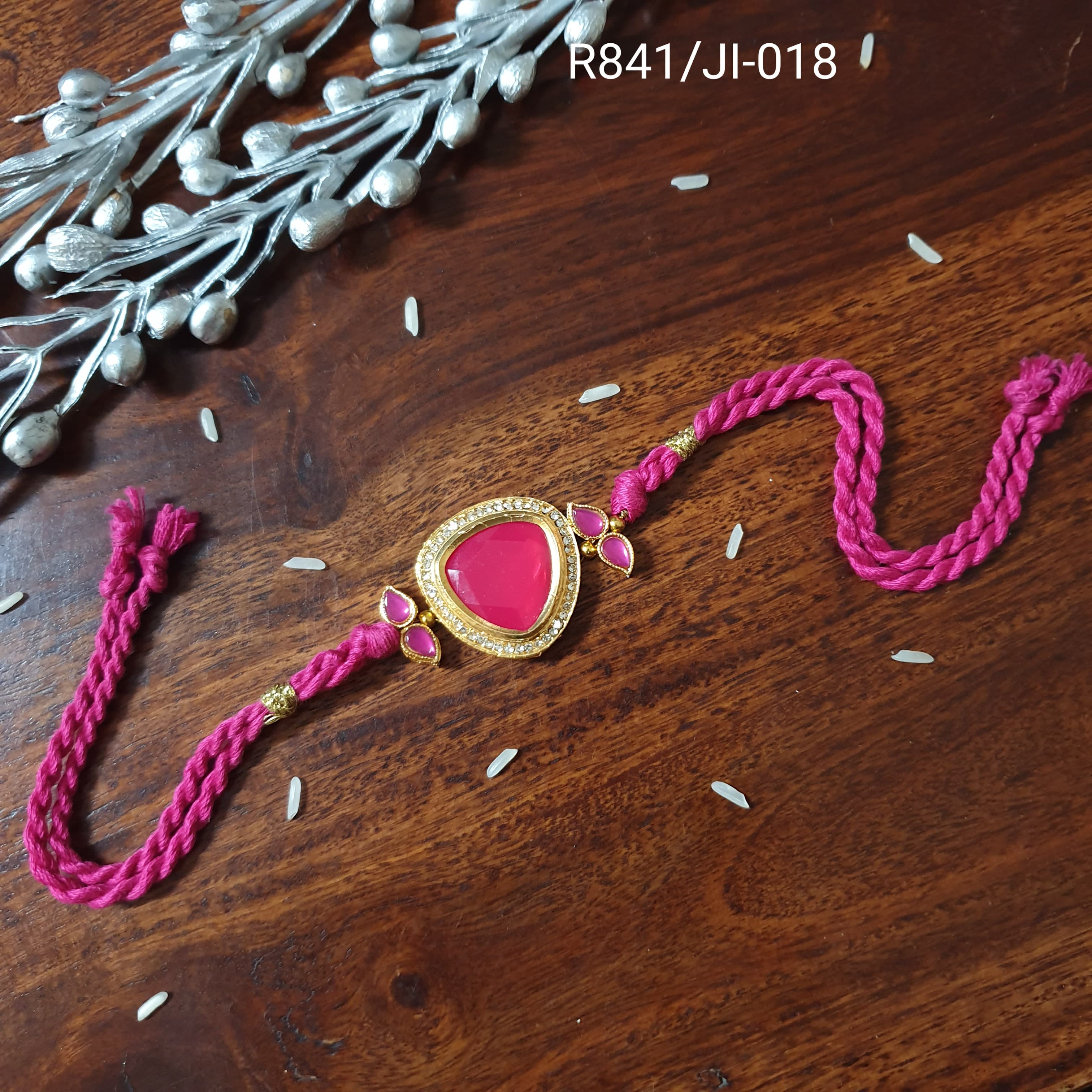 Pink Triangle Rakhi (Pack of One)