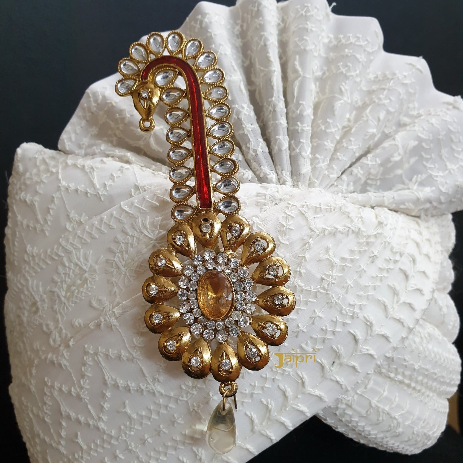 Gold Plated Victorian Groom Kalangi For Wedding