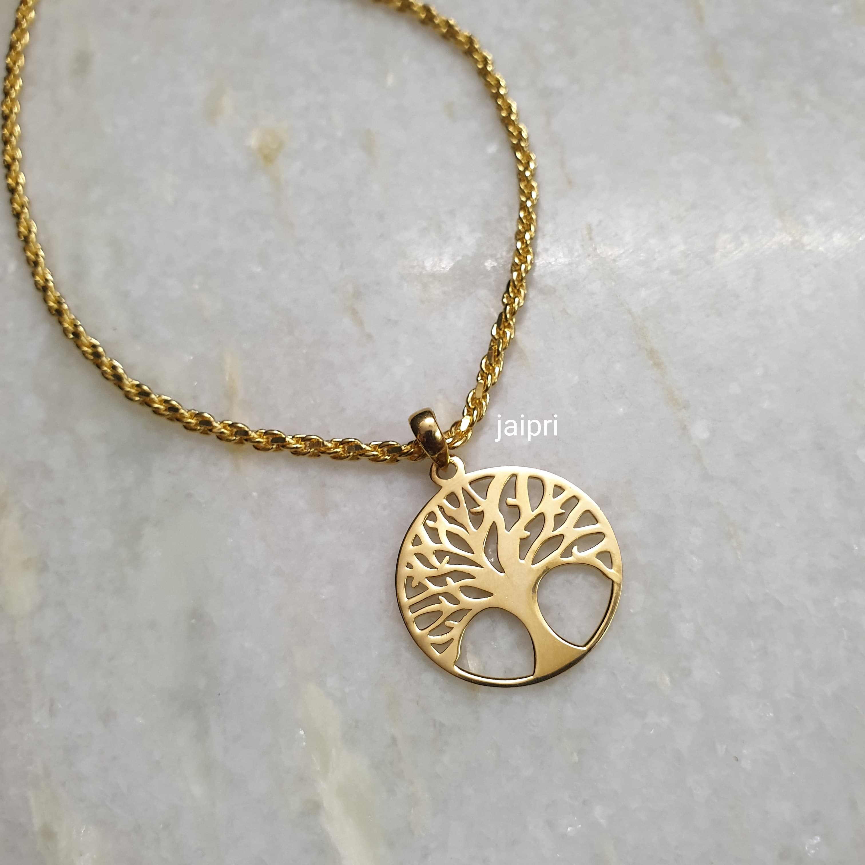 Tree of Life Gold Necklace