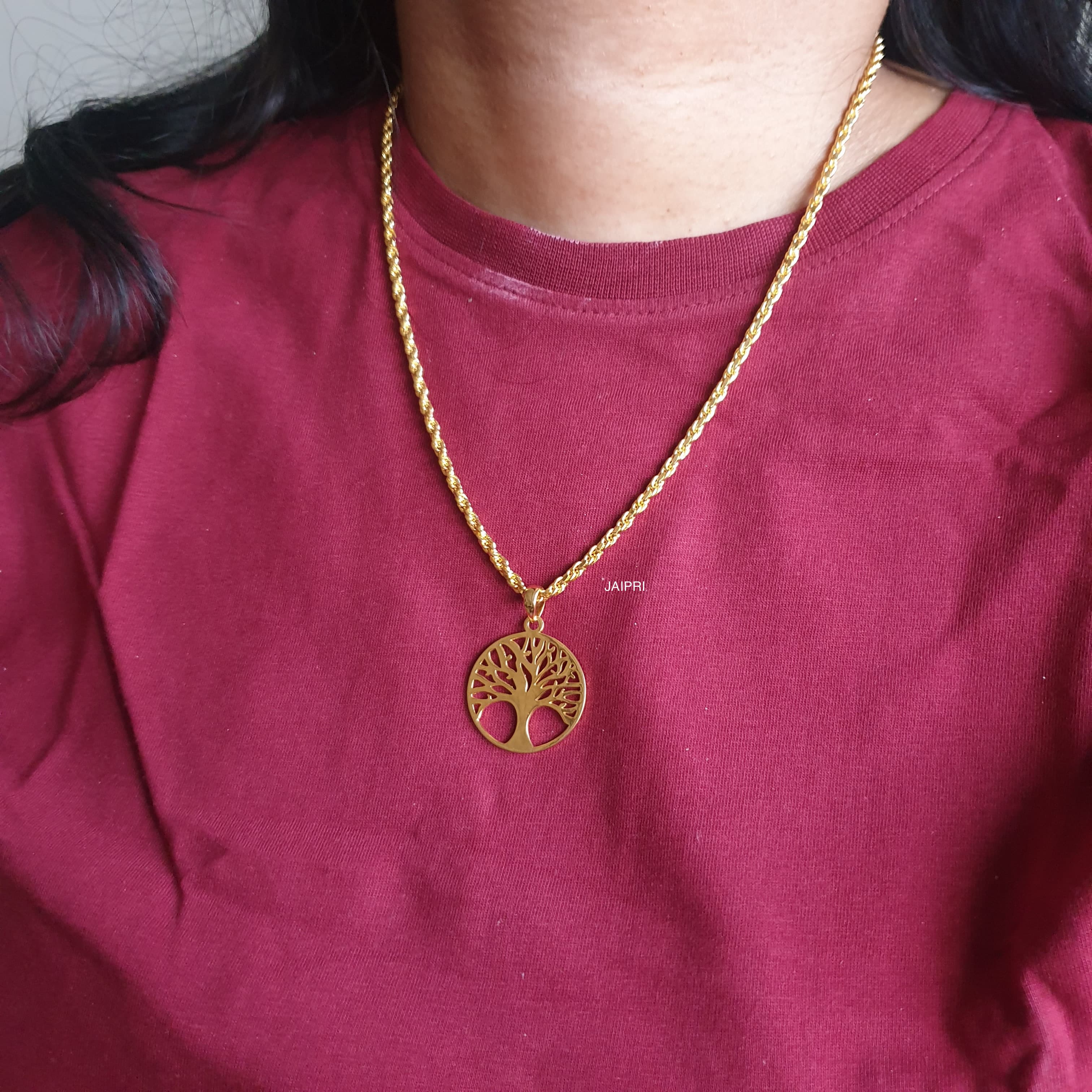 Tree of Life Gold Necklace