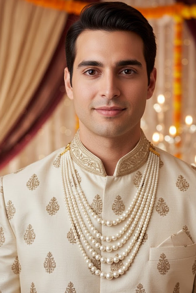 Pearl Groom Necklace Set